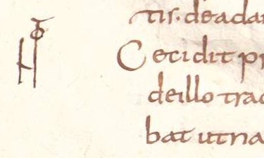 Nota in Munich, BSB, Clm. 6287, fol. 28v