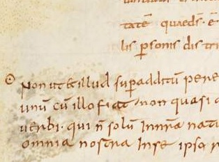 Tiemark in Bamberg, Stiftsbibliothek, Msc.Ph.2.1, fol. 100v